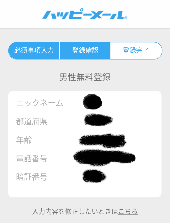 �n�b�s�[���[���̓��͓��e�m�F���